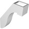 Ekena Millwork 3-in. W x 10-in. D x 14-in. H Del Monte Architectural Grade PVC Knee Brace BRCP03X10X14DEL - alternate 3